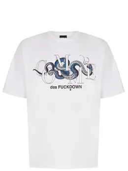 COMME DES FUCKDOWN: Хлопковая футболка 