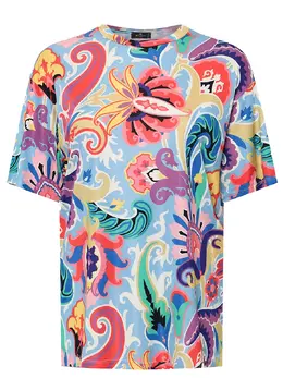 ETRO: Футболка из вискозы 