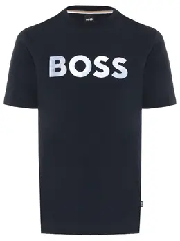 BOSS: Хлопковая футболка 