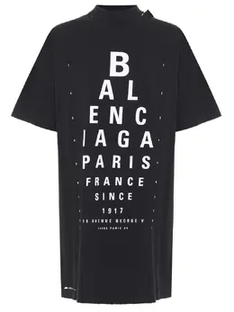 BALENCIAGA: Хлопковая футболка 