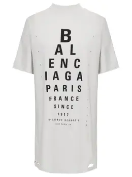 BALENCIAGA: Хлопковая футболка 