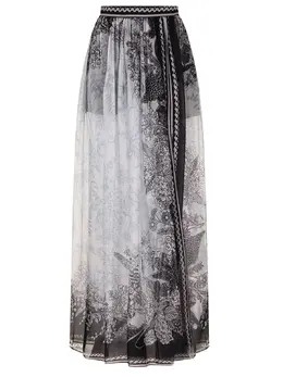 ELIE SAAB: Шёлковая юбка 