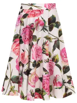 DOLCE & GABBANA: Хлопковая юбка 