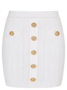 BALMAIN: Юбка из вискозы 