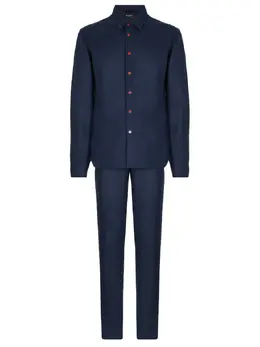 KITON: Льняной костюм 