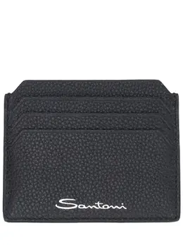 SANTONI: Чёрный картхолдер 