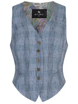 ETRO: Жилет из вискозы 