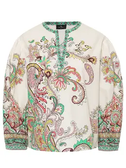 ETRO: Хлопковая блуза 