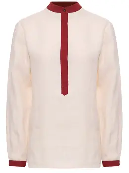 KITON: Льняная блуза 