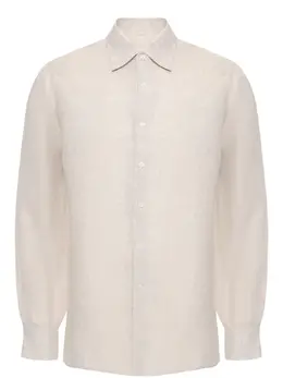 FIORONI CASHMERE: Льняная рубашка 