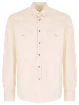 CANALI: Хлопковая рубашка 