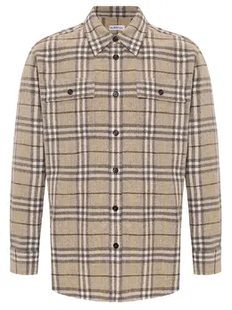 BURBERRY: Рубашка из шерсти 