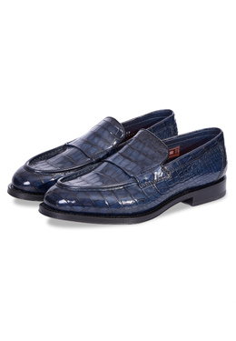 SANTONI: Синие ботинки 