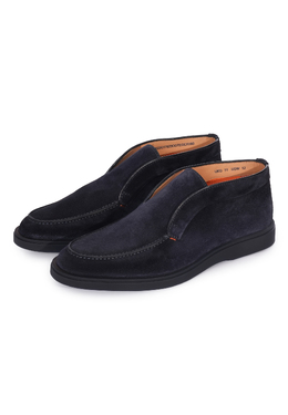 SANTONI: Синие ботинки 