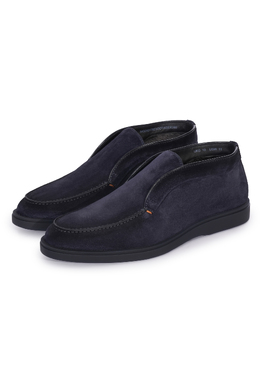 SANTONI: Синие ботинки 