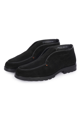 SANTONI: Чёрные ботинки 