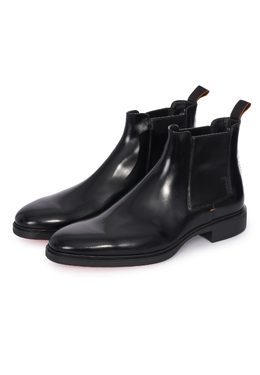 SANTONI: Чёрные ботинки 