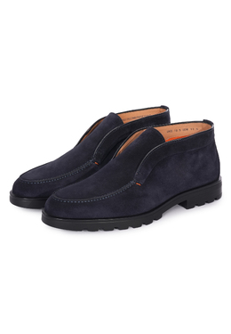 SANTONI: Синие ботинки 