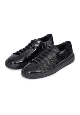 SANTONI: Чёрные ботинки 