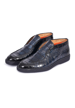 SANTONI: Синие ботинки 