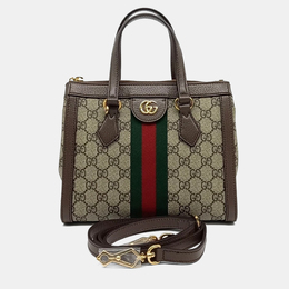 Gucci: Бежевая сумка  Ophidia GG