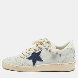 Golden Goose: Голубые кроссовки  Ball Star
