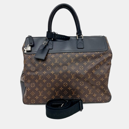 Louis Vuitton: Коричневая сумка 