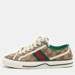 Gucci: Бежевые кроссовки  Tennis 1977