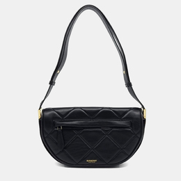 Burberry: Чёрная сумка  Olympia
