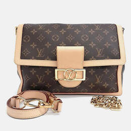 Louis Vuitton: Коричневая сумка 