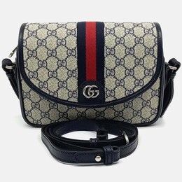 Gucci: Многоцветная сумка  Ophidia