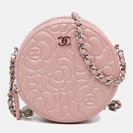 Chanel: Коричневый клатч 