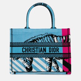 Dior: Голубая сумка-шоппер 