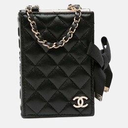Chanel: Чёрный картхолдер 