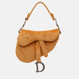 Dior: Оранжевая сумка 