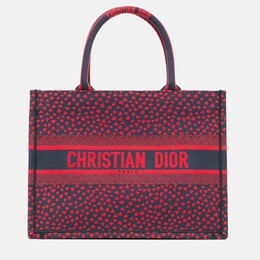 Dior: Красная сумка-шоппер 