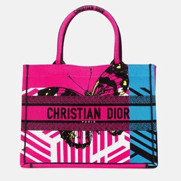 Dior: Розовая сумка-шоппер 