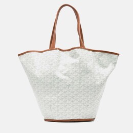Goyard: Белая сумка-шоппер 