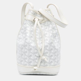 Goyard: Белая сумка 