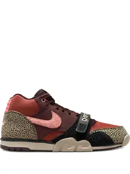Nike: Тёмные кроссовки  Air