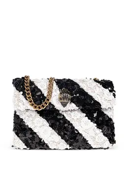 Kurt Geiger London: Сумка в полоску 