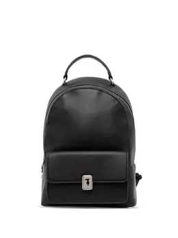 Trussardi: Чёрный рюкзак 