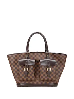 Louis Vuitton Pre-Owned: Коричневая сумка-шоппер 