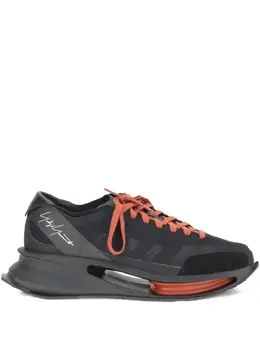 Y-3: Чёрные кроссовки 