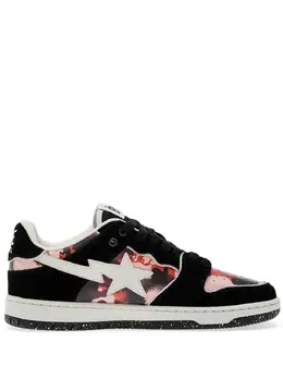 A BATHING APE®: Чёрные кроссовки 