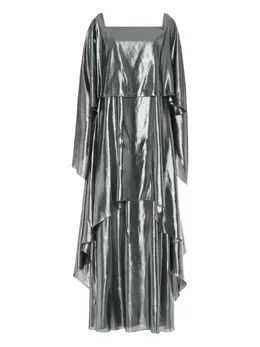 Alberta Ferretti: Многослойное платье 