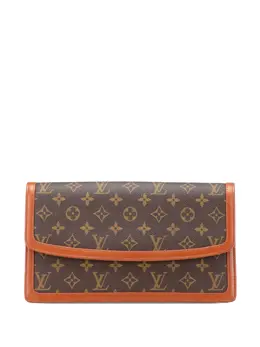 Louis Vuitton Pre-Owned: Коричневый клатч 