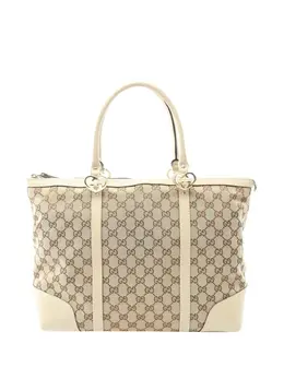 Gucci Pre-Owned: Коричневая сумка-шоппер 