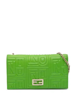 Fendi Pre-Owned: Зелёный кошелёк 