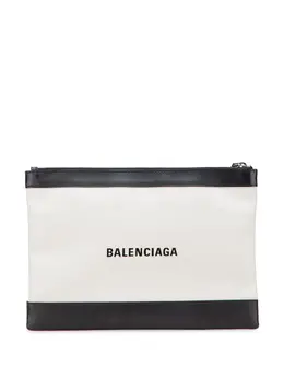 Balenciaga Pre-Owned: Синий клатч 